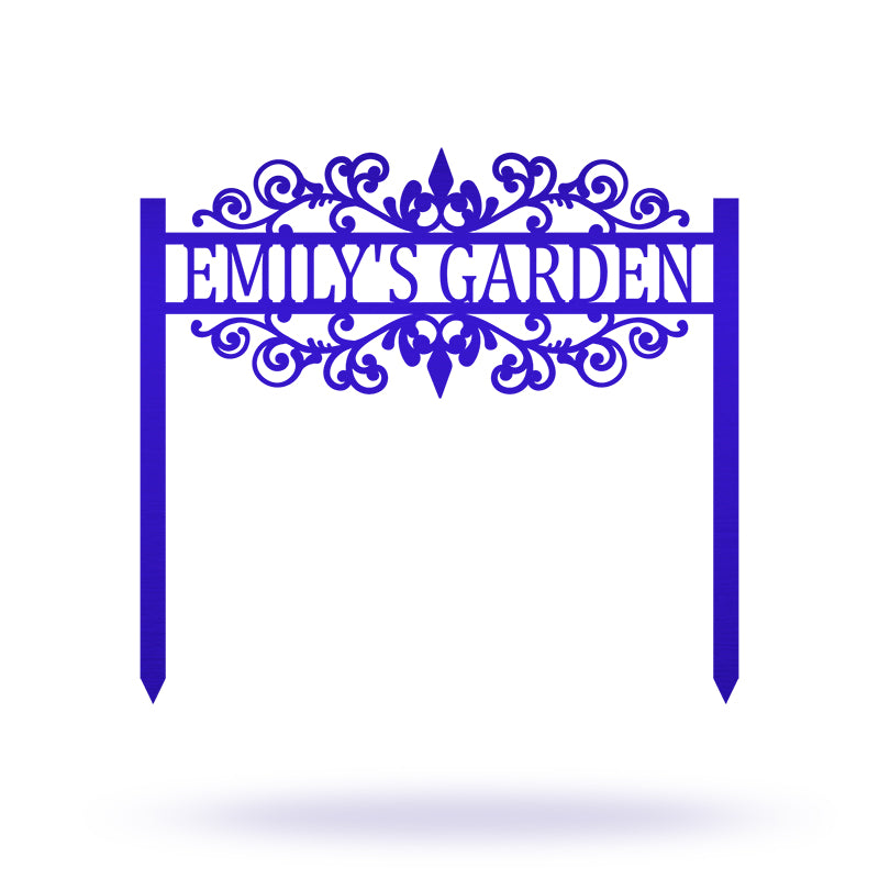 Personalized Metal Yard Garden Sign Garden Stake - 60‘’