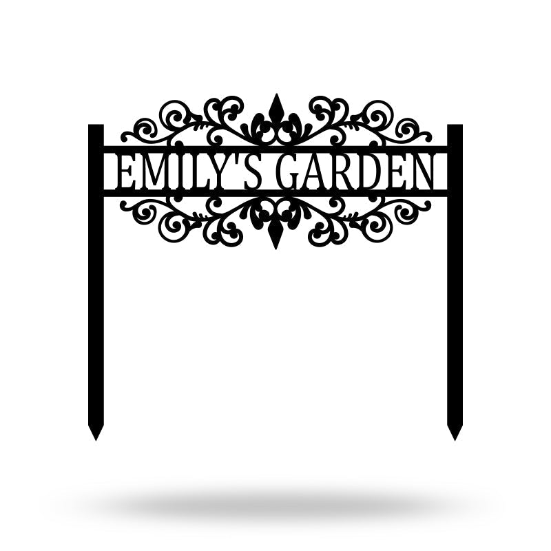 Personalized Metal Yard Garden Sign Garden Stake - 60‘’