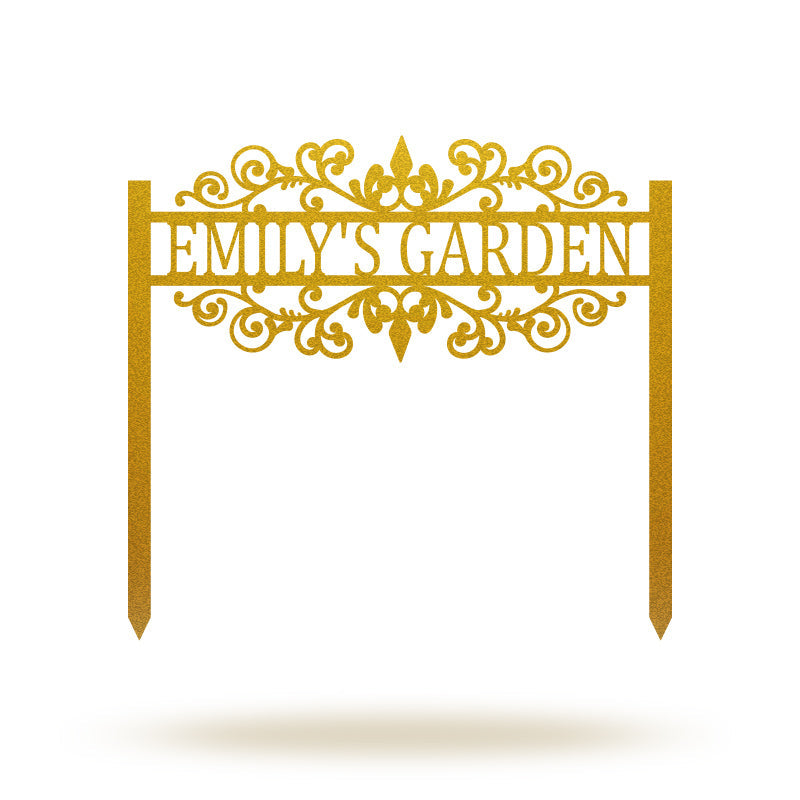 Personalized Metal Yard Garden Sign Garden Stake - 60‘’