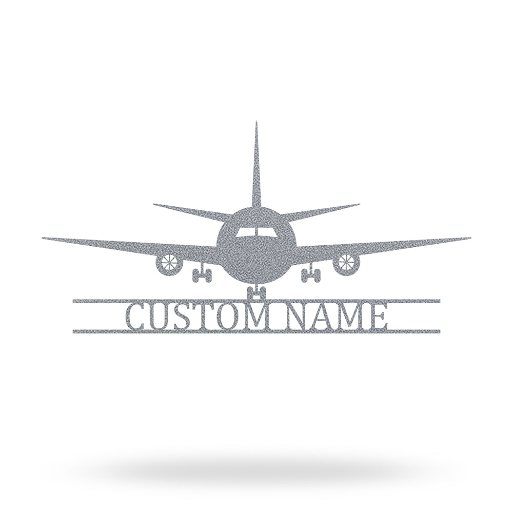 Personalized Airplane Metal Sign Metal Wall Art