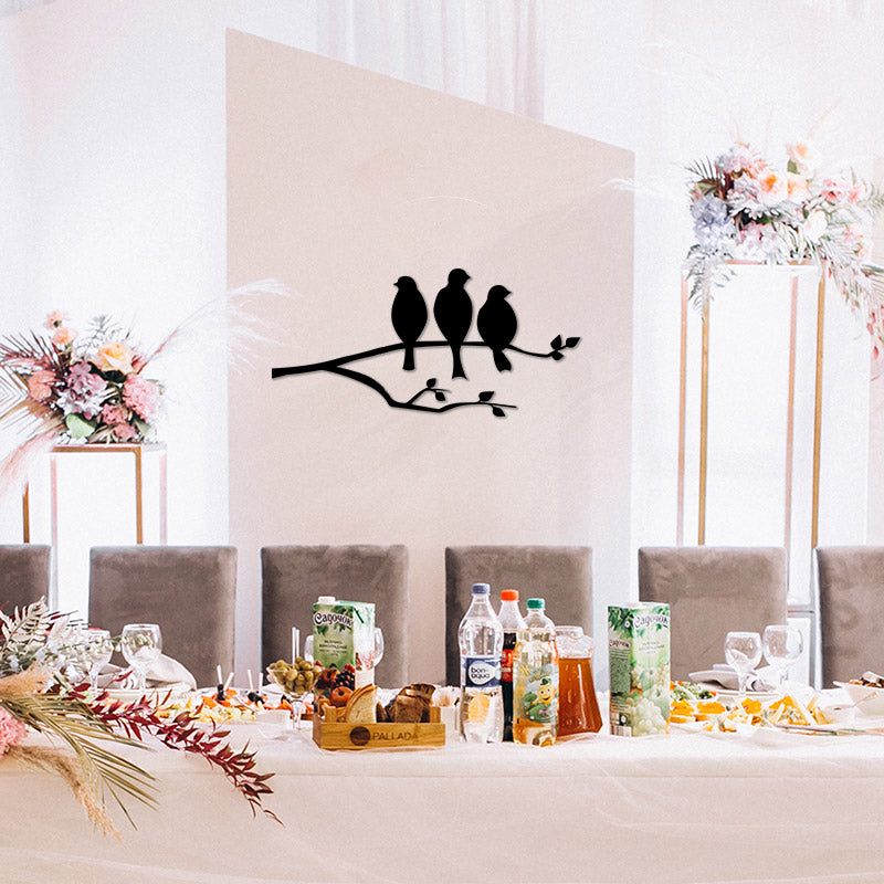 Metal Bird Outdoors Sign For Home decor