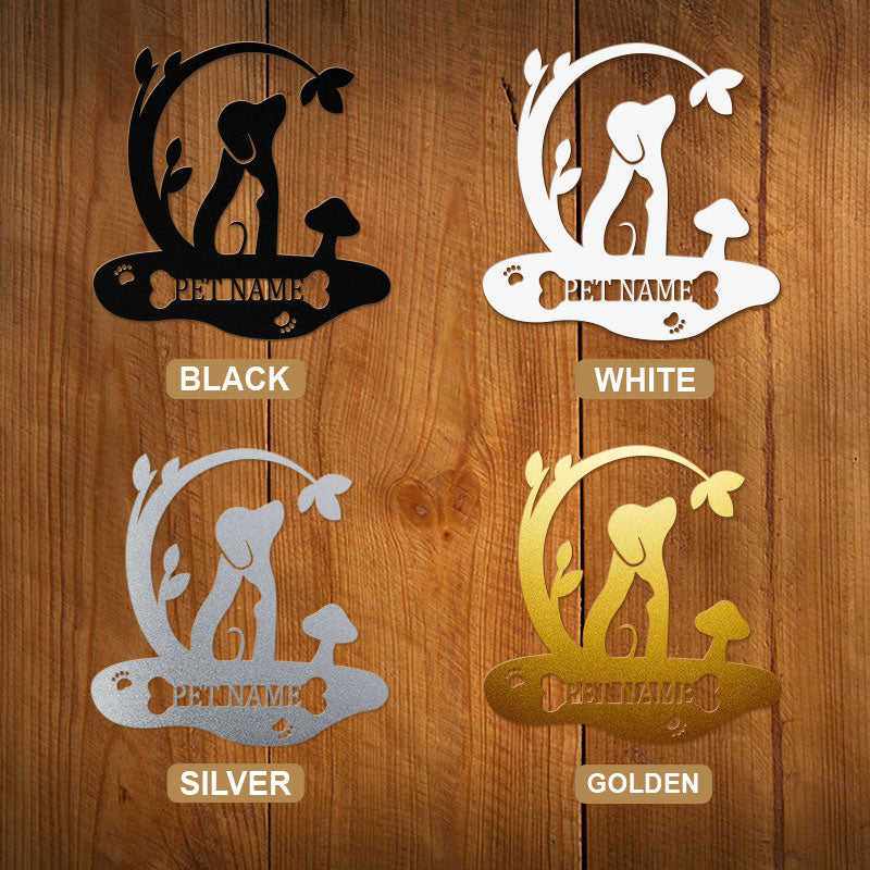 Custom Pet Dog Cat Metal Wall Sign Gift &amp; Home Decor