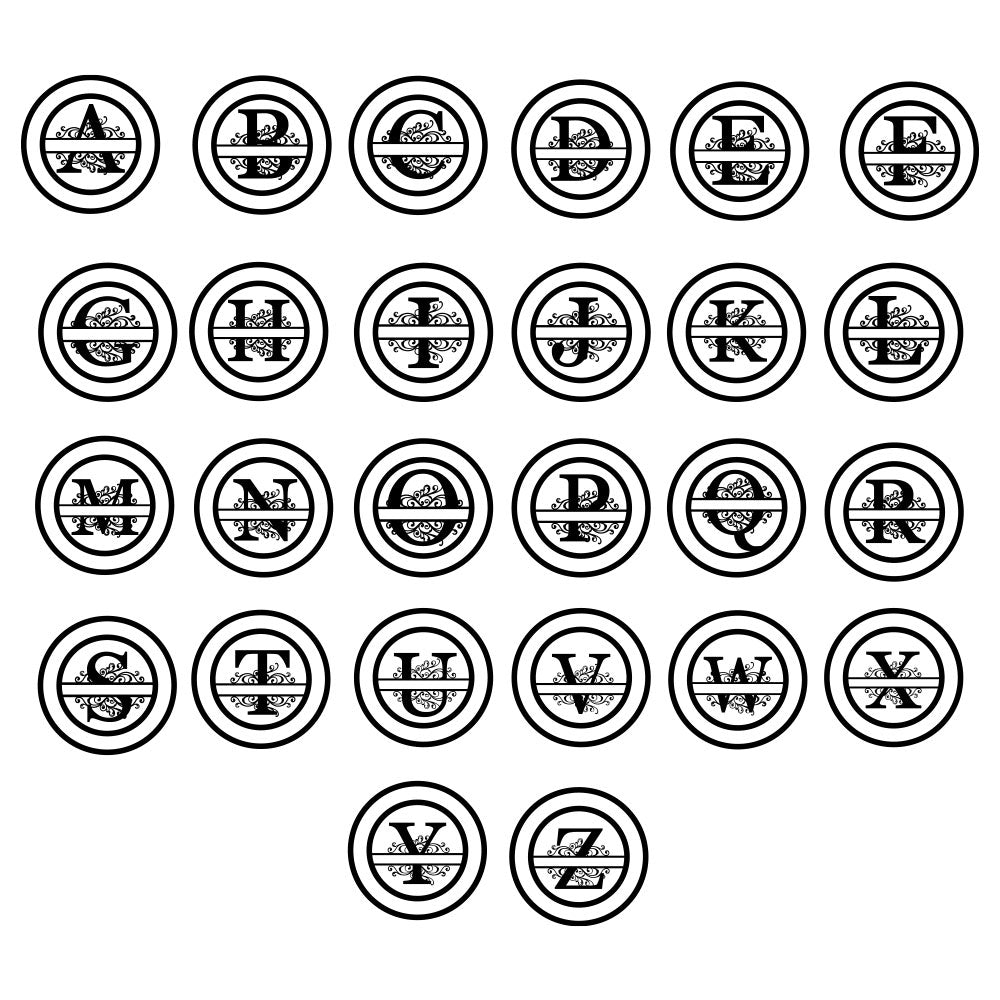 Custom Monogram Name Metal Sign for Yard Decor