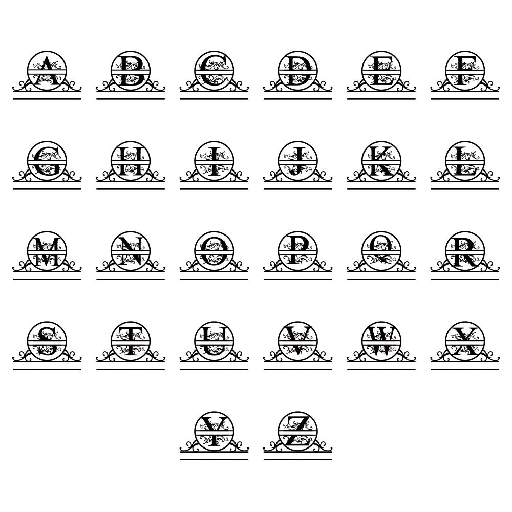 Custom Family Name Metal Monogram Sign For Wedding Gift