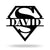 Personalized Super Dad Name Metal Sign for Dad Gift