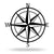 Compass Metal Wall Art for Travel Enthusiast Gift