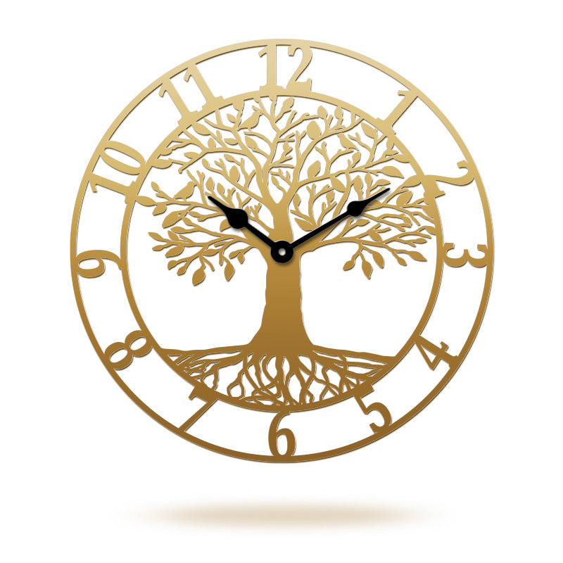 Tree Of Life Metal Wall Clock Wall decor