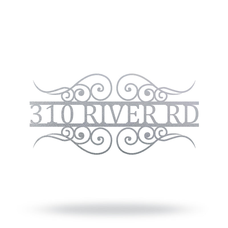 Personalized Address Metal Sign House Numbers for Housewarming Gift