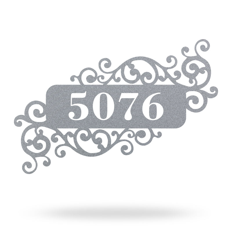 Custom Metal Address Sign Outside Plaque for House Number