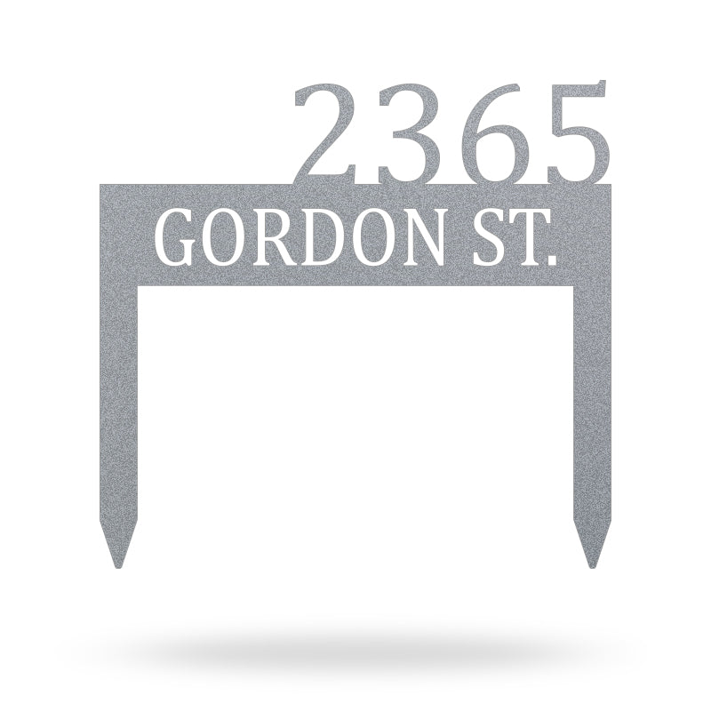 Personalized Metal Address Yard Sign House Numbers for Home