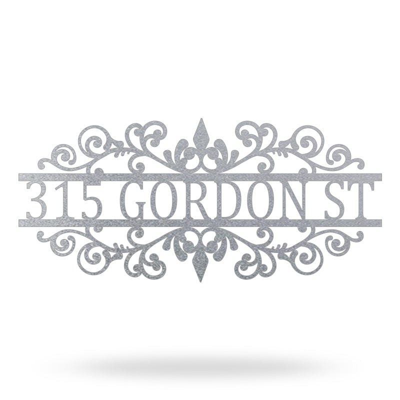 Custom Outdoor Address Metal Sign House Numbers for Home Decor