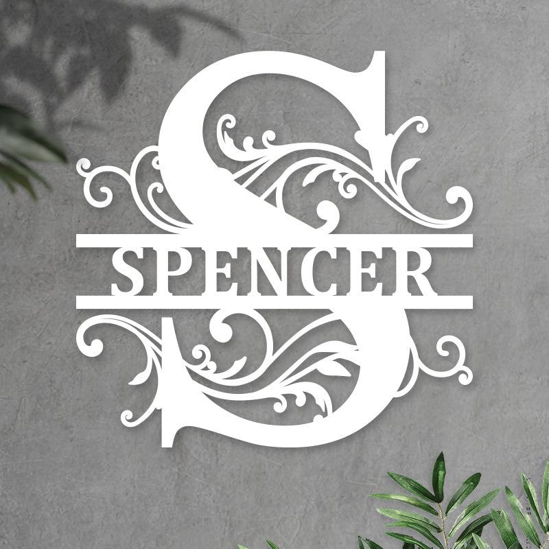 Custom Last Name Sign Wall Decor