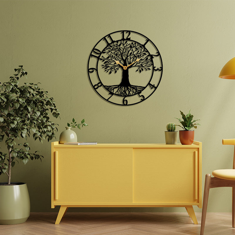 Tree Of Life Metal Wall Clock Wall decor