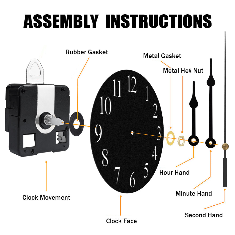 Tree Of Life Metal Wall Clock Wall decor