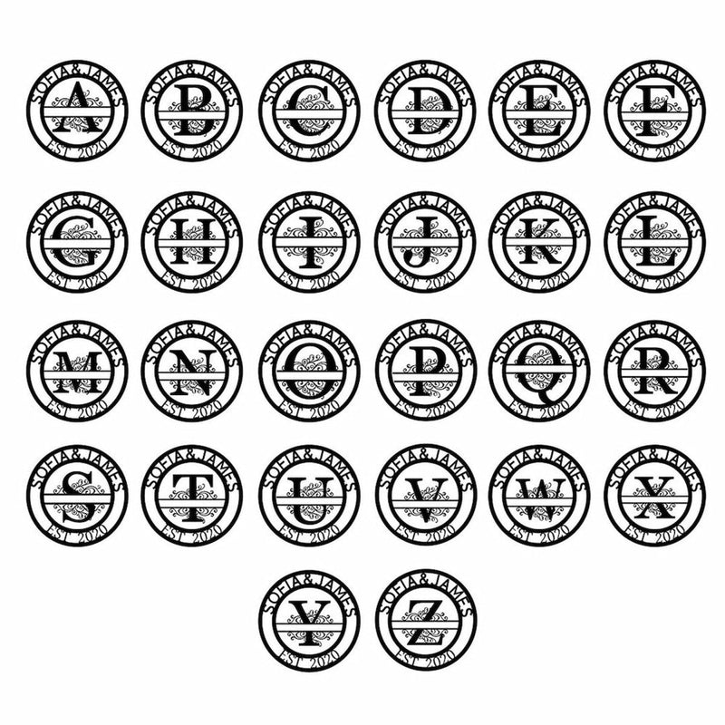 Custom last Name Sign for Home Decor - iWantDIY