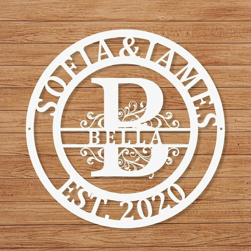 Custom last Name Sign for Home Decor - iWantDIY