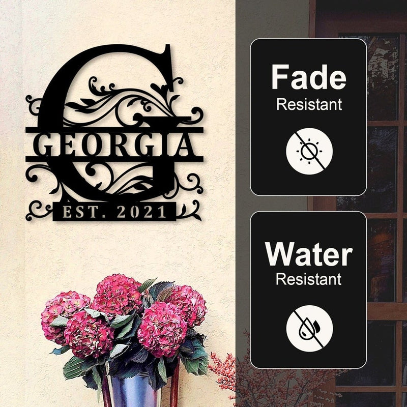 Custom Your Own Name Metal Sign for Christmas Gift - iWantDIY