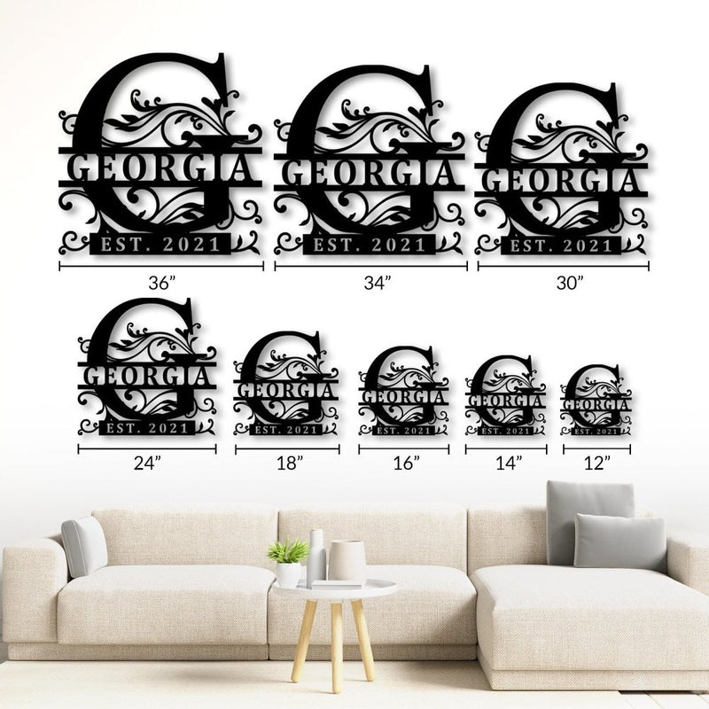 Custom Your Own Name Metal Sign for Christmas Gift - iWantDIY