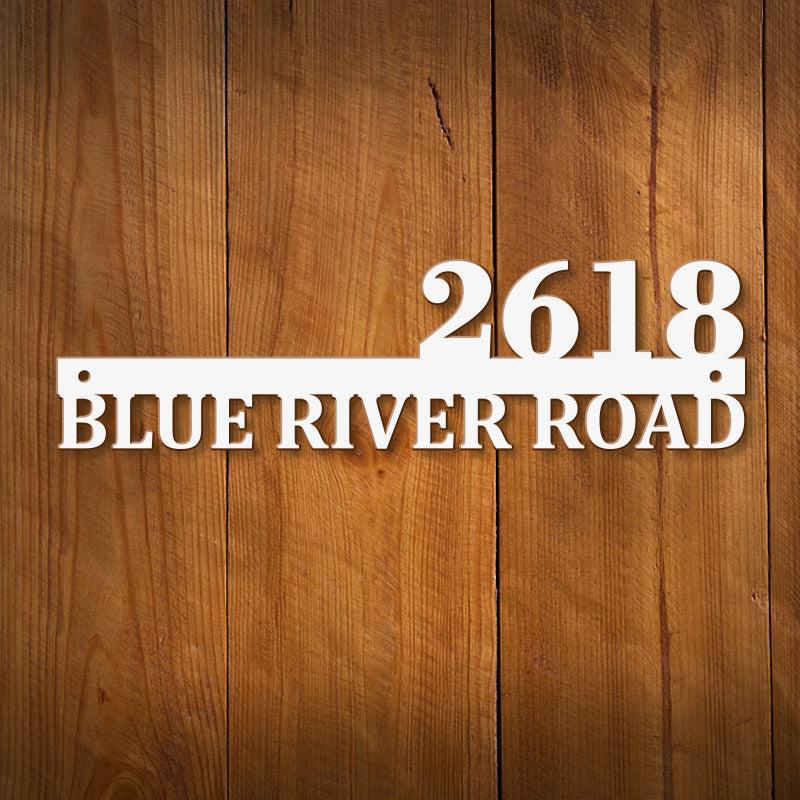 Custom Address Metal Sign House Numbers for Home &amp; Garden