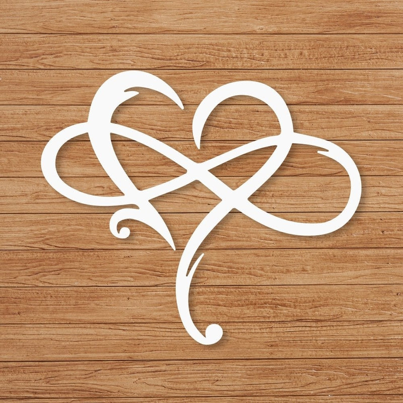 Infinity Love Metal Sign Wedding Docor - iWantDIY