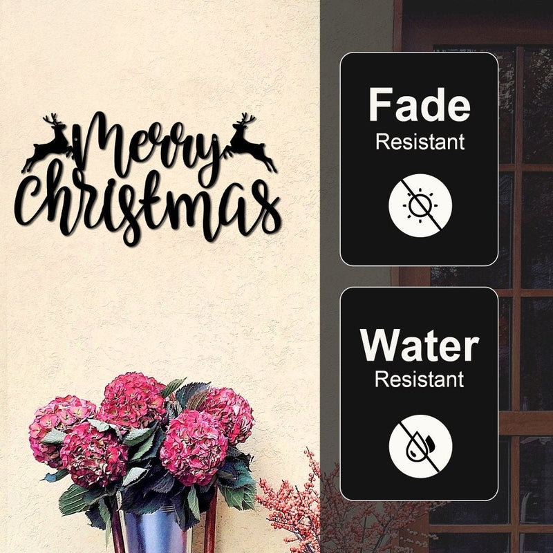 Merry Christmas Metal Sign for Best Christmas Gift - iWantDIY