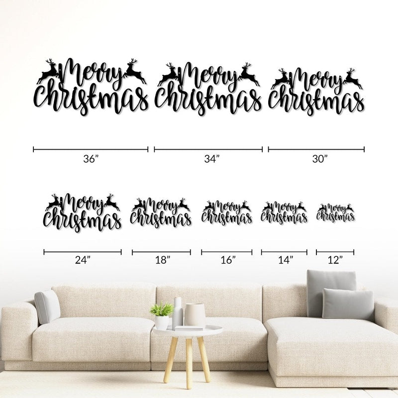 Merry Christmas Metal Sign for Best Christmas Gift - iWantDIY