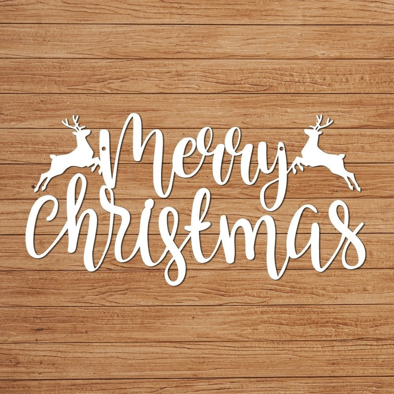Merry Christmas Metal Sign for Best Christmas Gift - iWantDIY