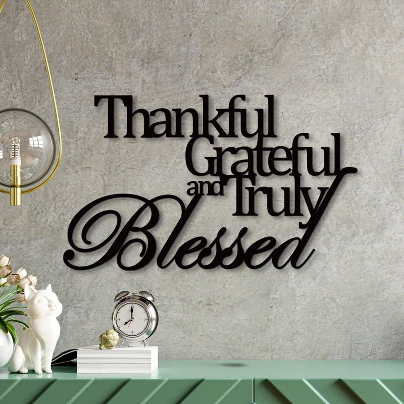 Thanksgiving Metal Sign Wall Art - iWantDIY
