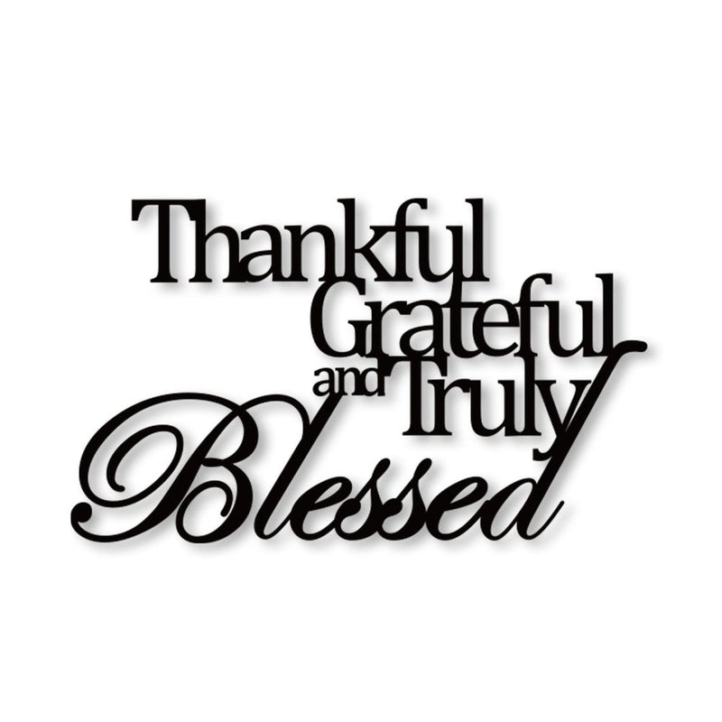 Thanksgiving Metal Sign Wall Art - iWantDIY